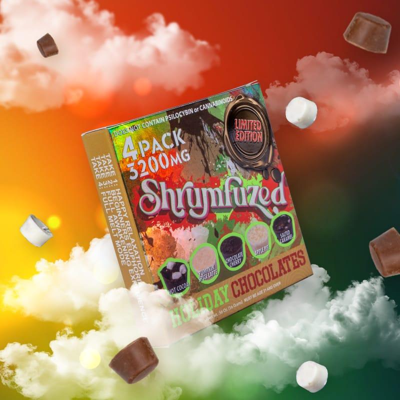 Shrumfuzed Mushroom Gummies 4Ct/Pk 3200Mg