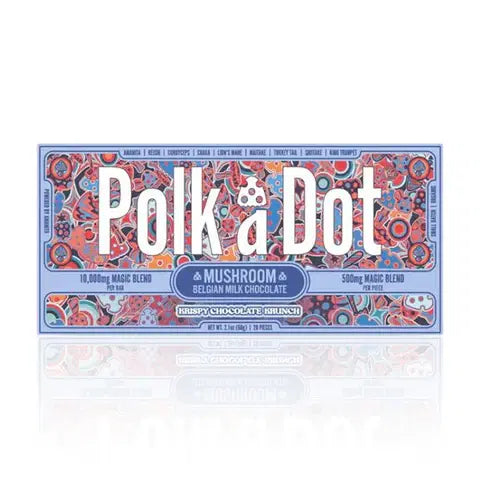 POLKADOT AMANITA MUSHROOM CHOCOLATE BARS 10000MG
