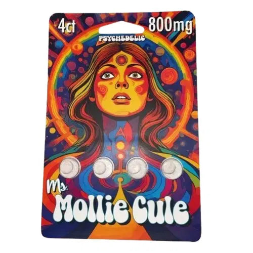 Ms. Mollie Cule Psychedelic Mushroom Tablets 800Mg 4Ct