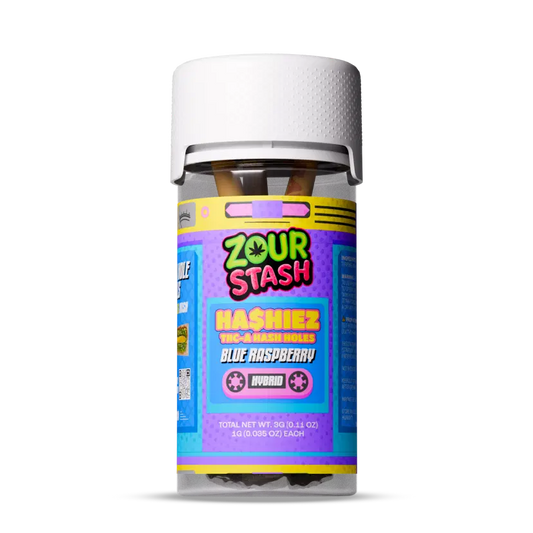 ZOUR STASH HASHIEZ THCP HASH HOLES 1G 3CT/PK