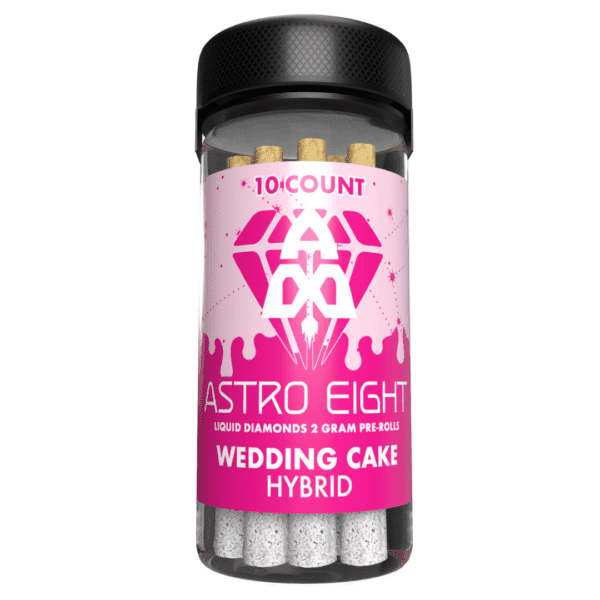 ASTRO EIGHT THCA LIQUID DIAMONDS PREROLL 2G 10CT/JAR