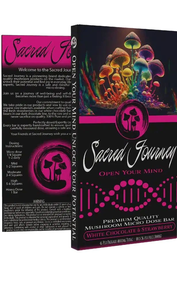 SACRED JOURNEY MUSHROOM CHOCOLARE BAR 4000MG 8PC/BAR