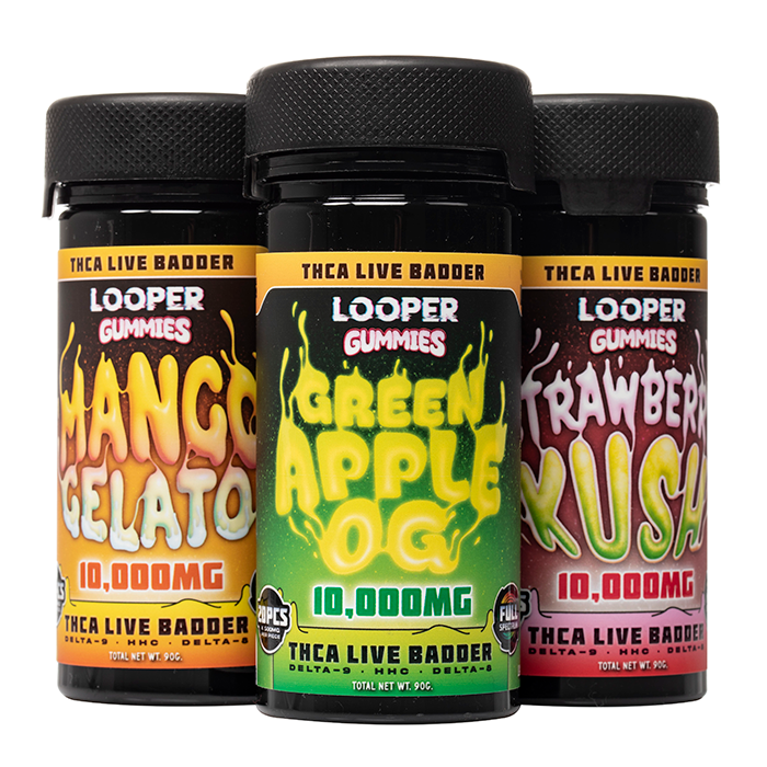 Looper THC-A Live Badder Gummies 10000mg $19.99