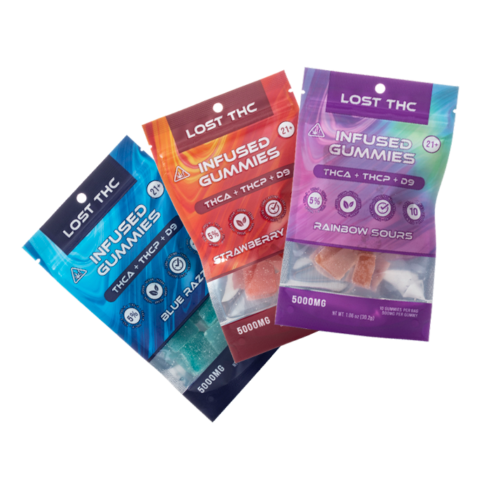 Lost THC Infused THC-A Gummies 5000mg $2.99