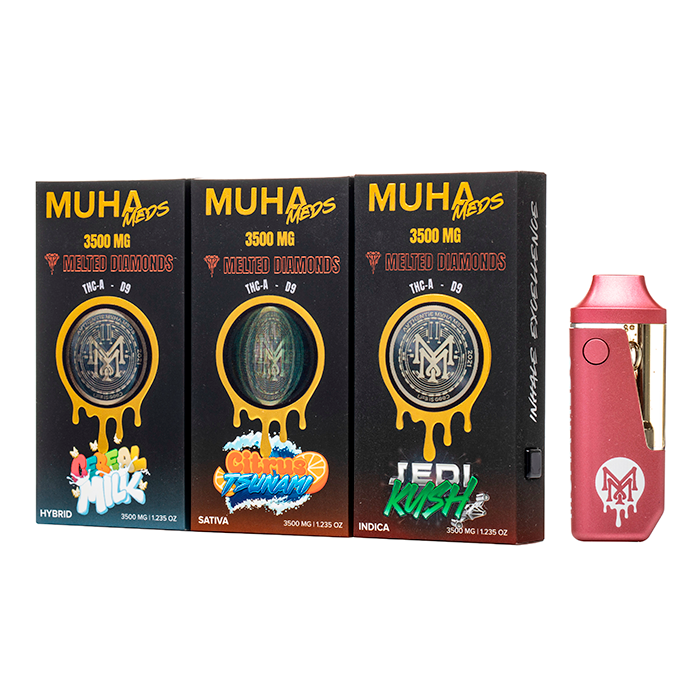 MUHA MEDS MELTED DIAMONDS DISPOSABLE 3.5G