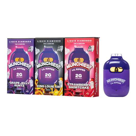 Munchies! Lil Ripper THC-A Liquid Diamonds Disposable 2G $19.99