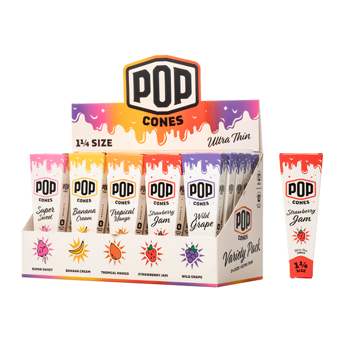 POP CONES 1-1/4" CONES VARIETY PACK 150CT