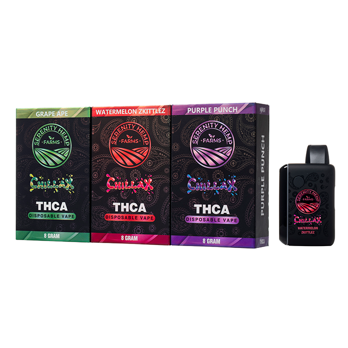 SERENITY HEMP THCA LIVE RESIN DISPOSABLE 8G