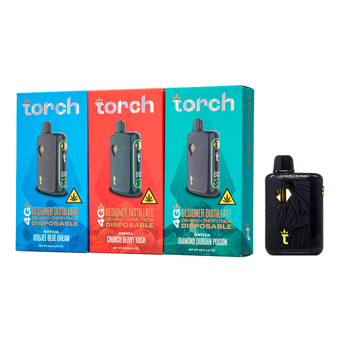 TORCH DESIGNER DISTILLATE DISPOSABLE 4G