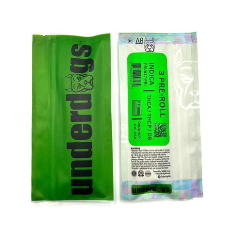 Underdogs THCA+THCP+D8 3pk Pre - rolls Price in Houston
