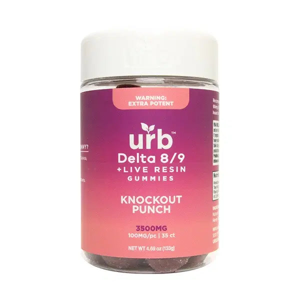 Urb (D8/D9+Live Resin) 3500Mg Gummies 35Pc/Pk