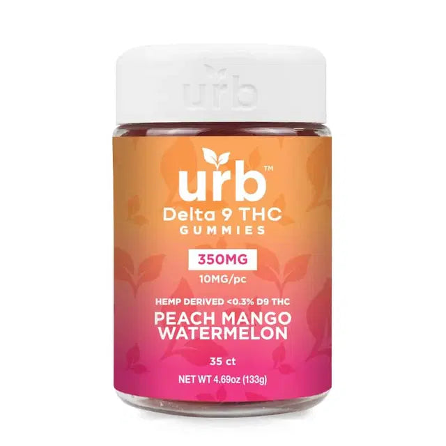 Urb D9-Thc Gummies 350MG 35CT/JAR