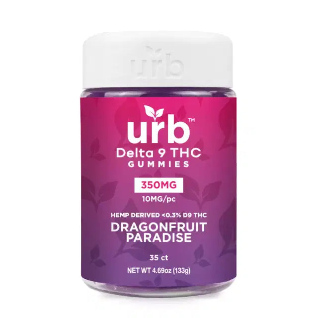Urb D9-Thc Gummies 350MG 35CT/JAR