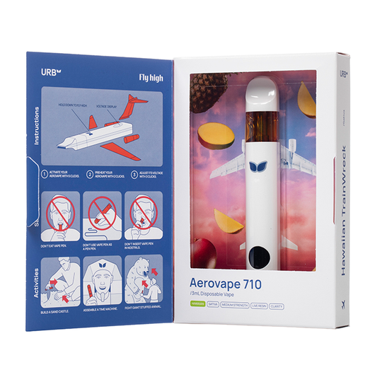 URB AEROVAPE 710 CLARITY BLEND DISPOSABLE 3G