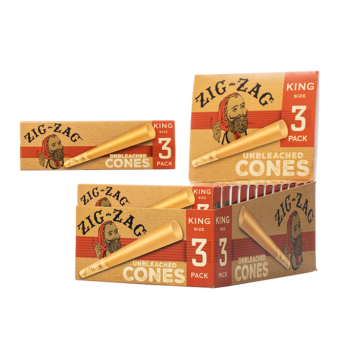 ZIG ZAG KING SIZE CONES 72CT